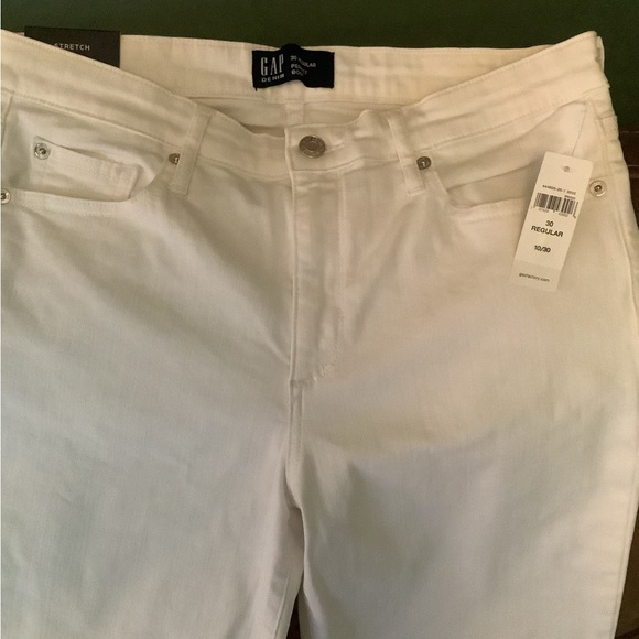 Gap Perfect Boot White Jeans - Picture 2 of 3
